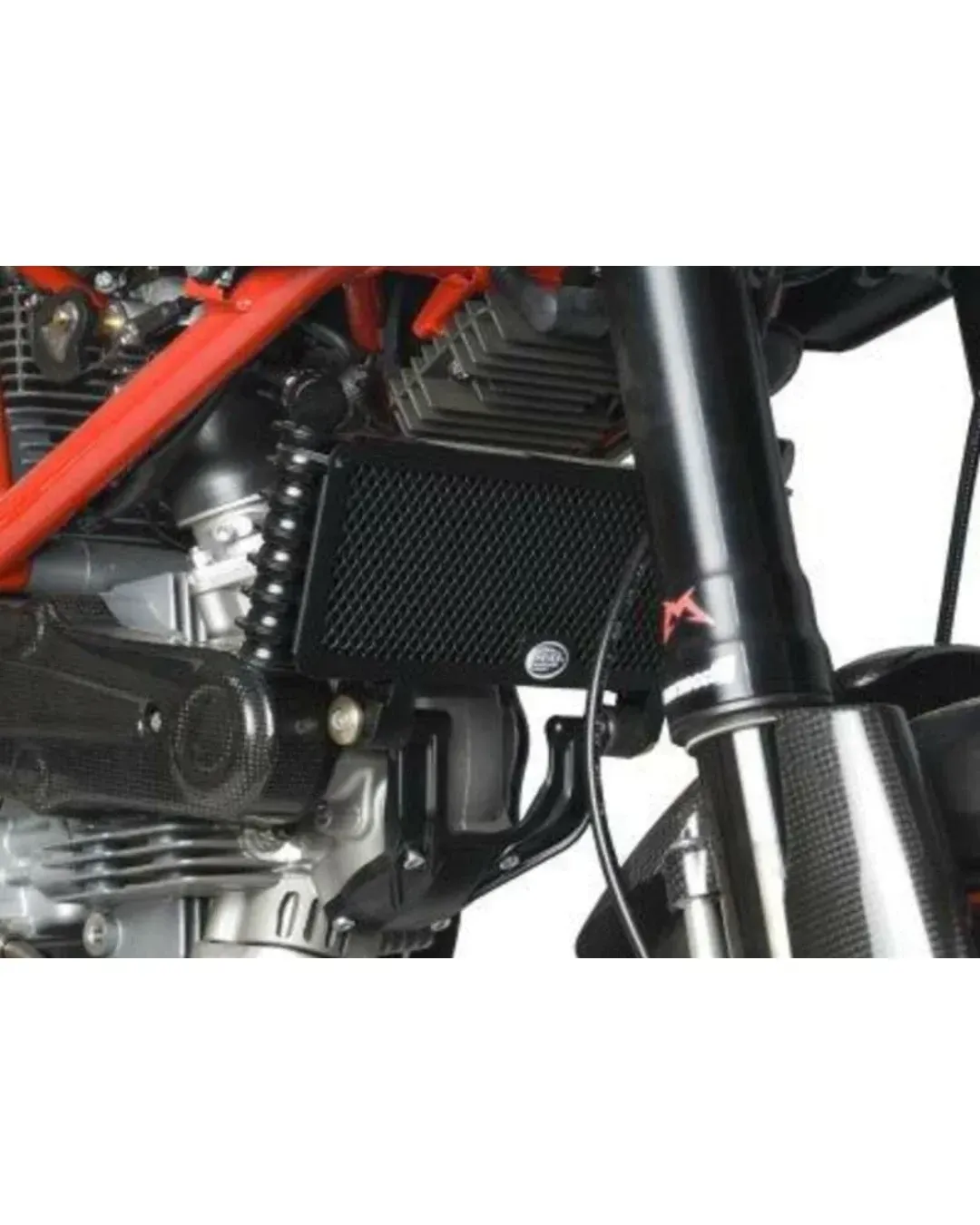 Протектор за радиатор R&G Racing Aluminium Radiator guard Black - Ducati Hypermotard 1100 EVO 09-12 / SP 10-12