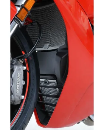 Протектор за радиатор R&G Racing Aluminium Radiator guard - Black Ducati Supersport 937 17-24