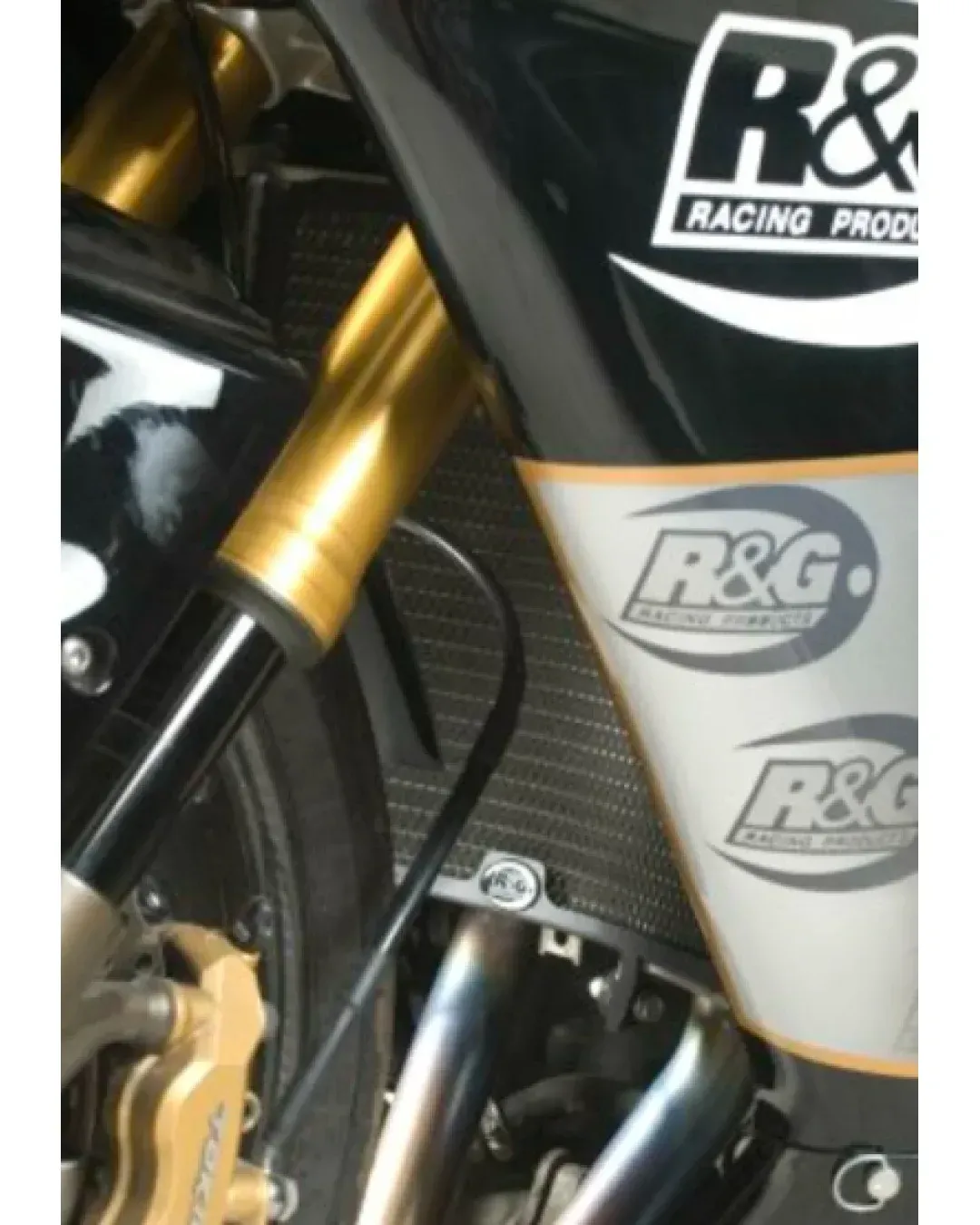Протектор за радиатор R&G Racing Aluminium Radiator guard - Green Kawasaki ZX6R 07-12