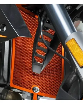 Протектор за радиатор R&G Racing Aluminium Radiator guard - Orange KTM Superduke 990 04-12