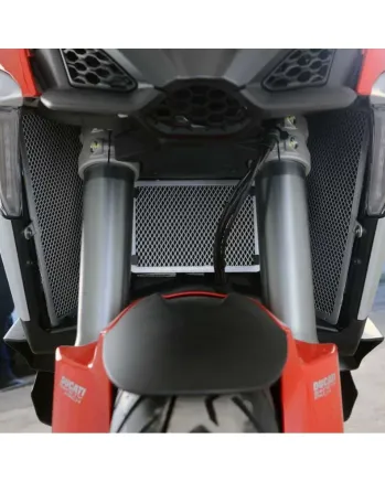 Протектор за радиатор R&G RACING Oil Cooler Guard Titanium - Ducati Multistrada V4(S) 21-24