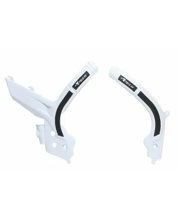 Протектор за рама RACETECH Bi-material Frame Guard White/Black GASGAS 21-24 / Husq 16-22