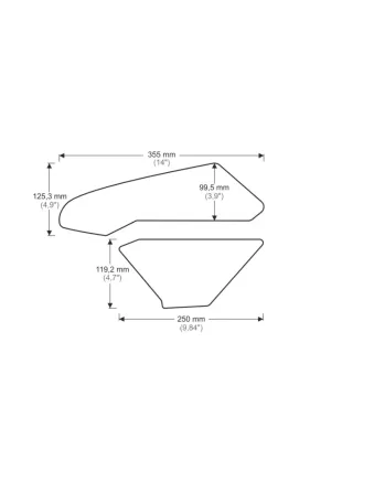 Протектор за резервоар HОNDA CBR 1000 RR 2017-2019г HDR216/PR3417