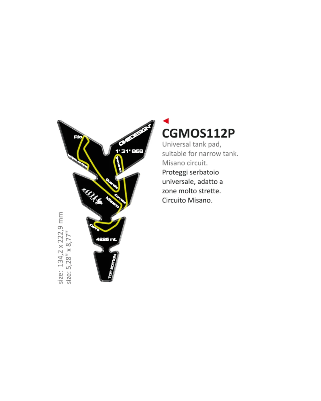 Протектор за резервоар MISANO 3M CGMOS112P/PR3403