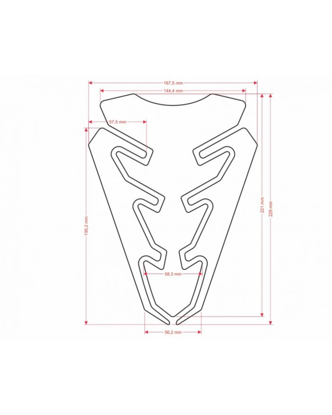 Протектор за резервоар ONEDESIGN CGEXBKP/PR3481