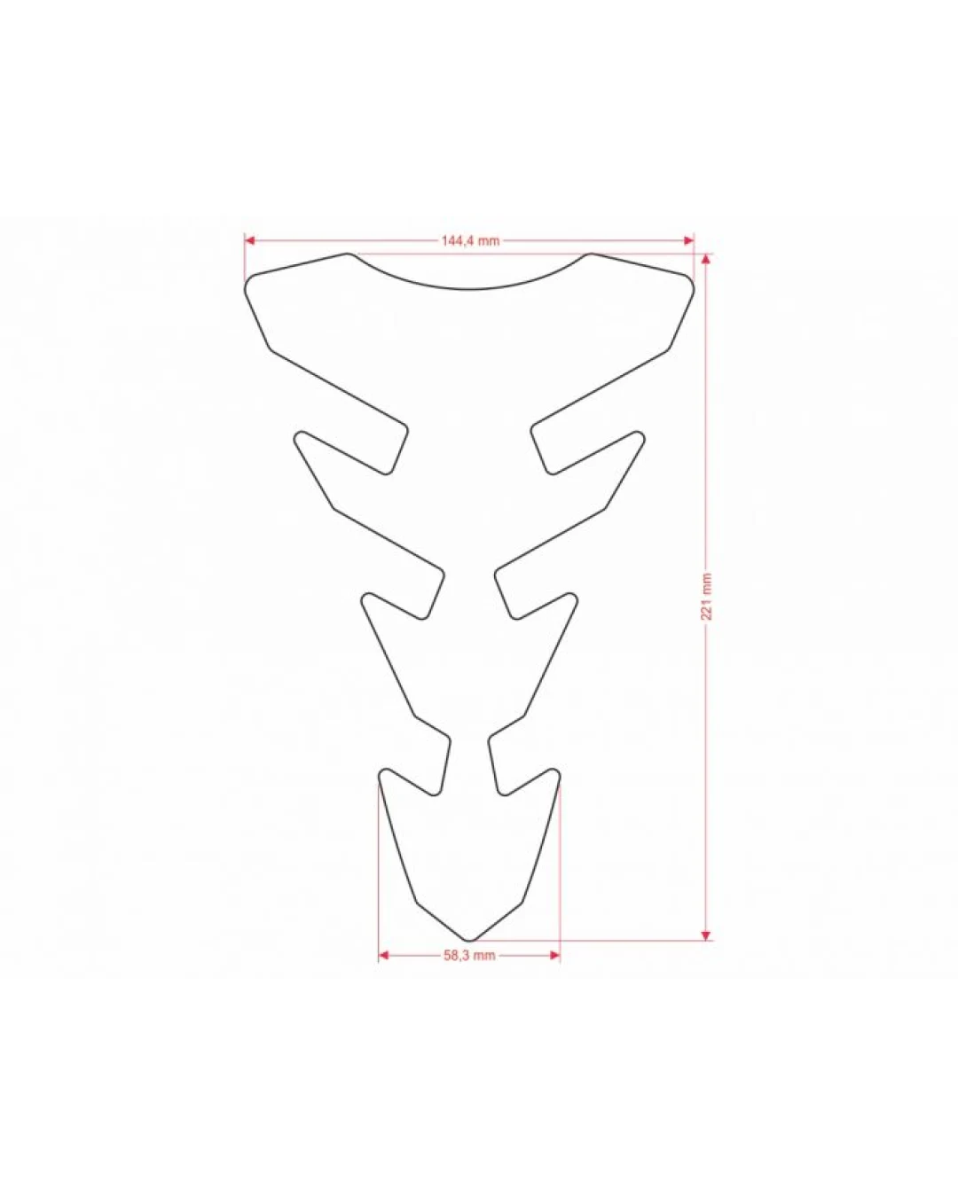 Протектор за резервоар ONEDESIGN CGEXS71BP/PR3483