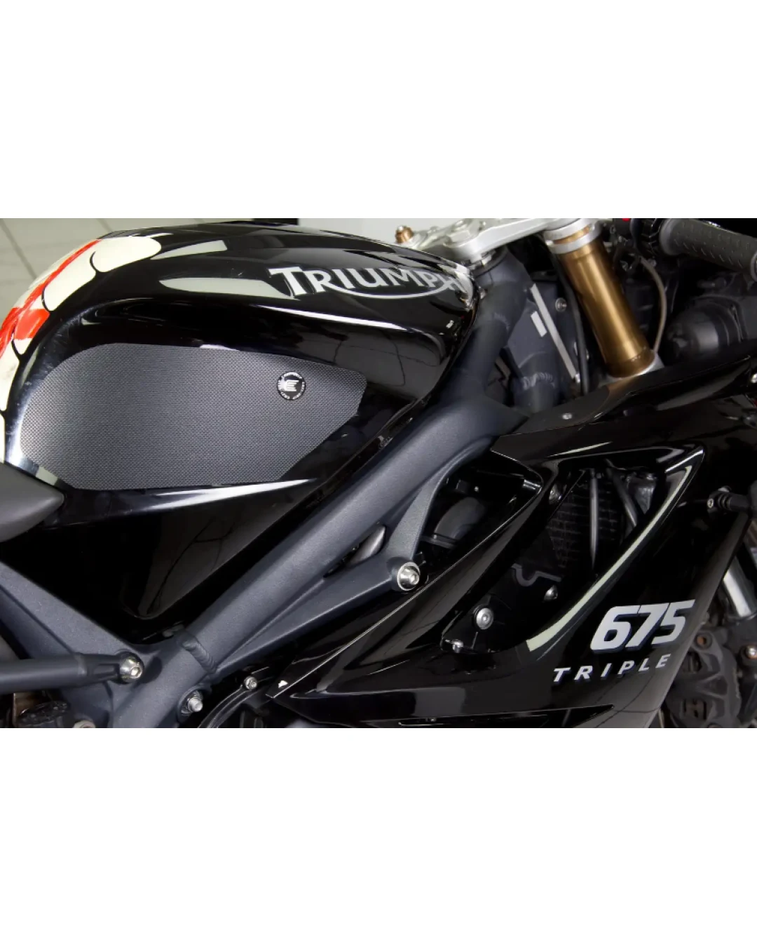 Протектор за резервоар R&G RACING Eazi-Grip Pro Tank Traction Pads Set - Black Triumph Daytona 675 06-12