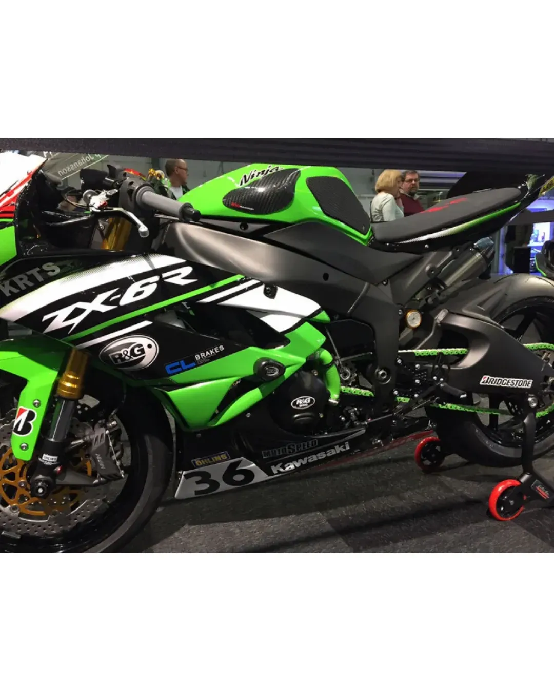 Протектор за резервоар R&G RACING Tank Sliders Carbon Kawasaki Ninja ZX6R 09-16
