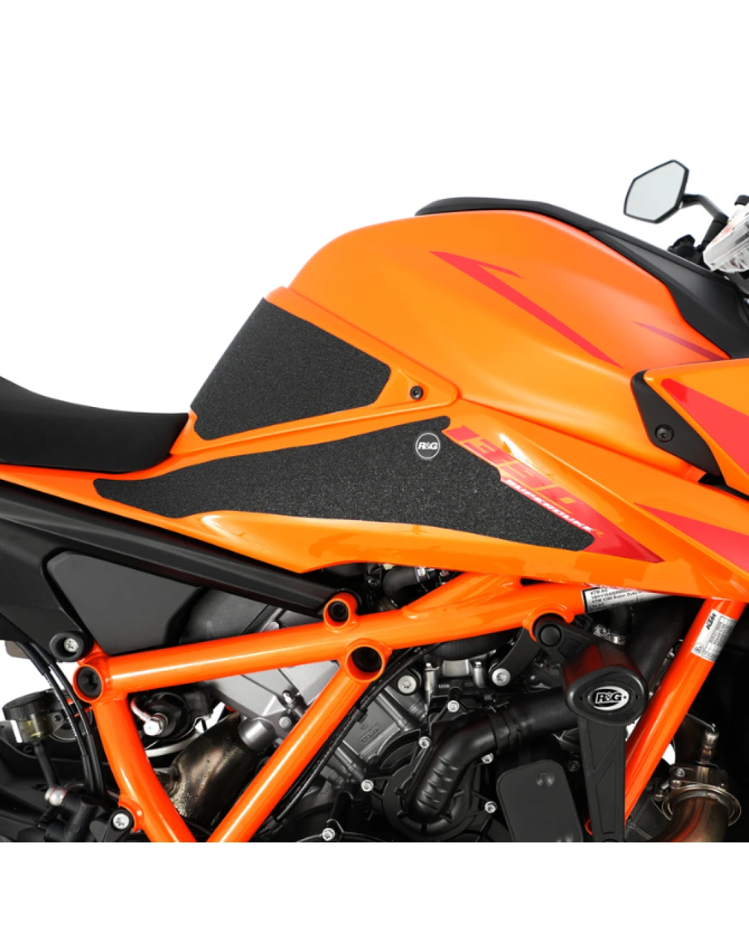 Протектор за резервоар R&G RACING Tank Traction Pads (Set 2 Pieces Side) - Black KTM SuperDukeR 1390