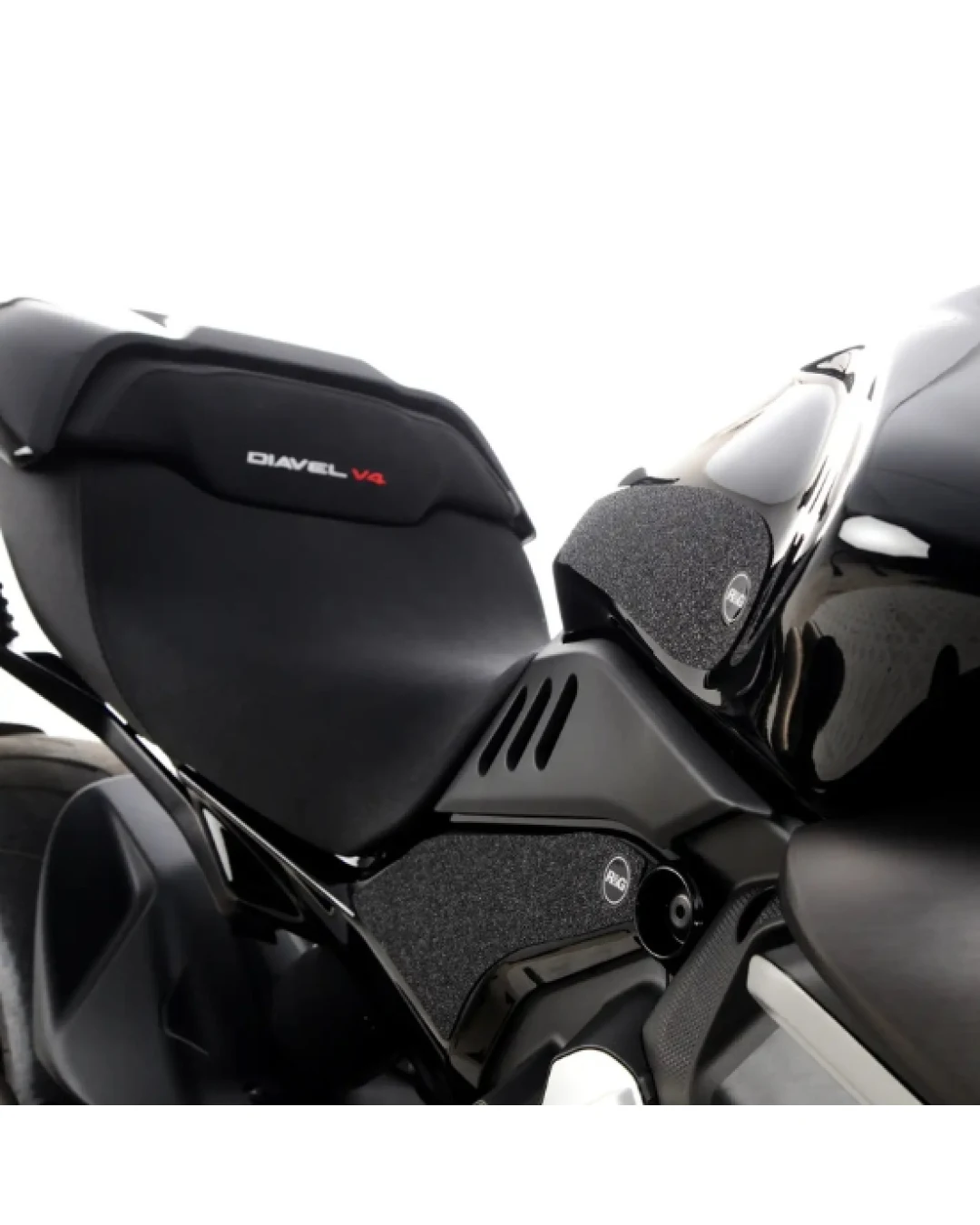 Протектор за резервоар R&G RACING Tank Traction Pads Set 4 Pieces Black Ducati Diavel V4 23-25