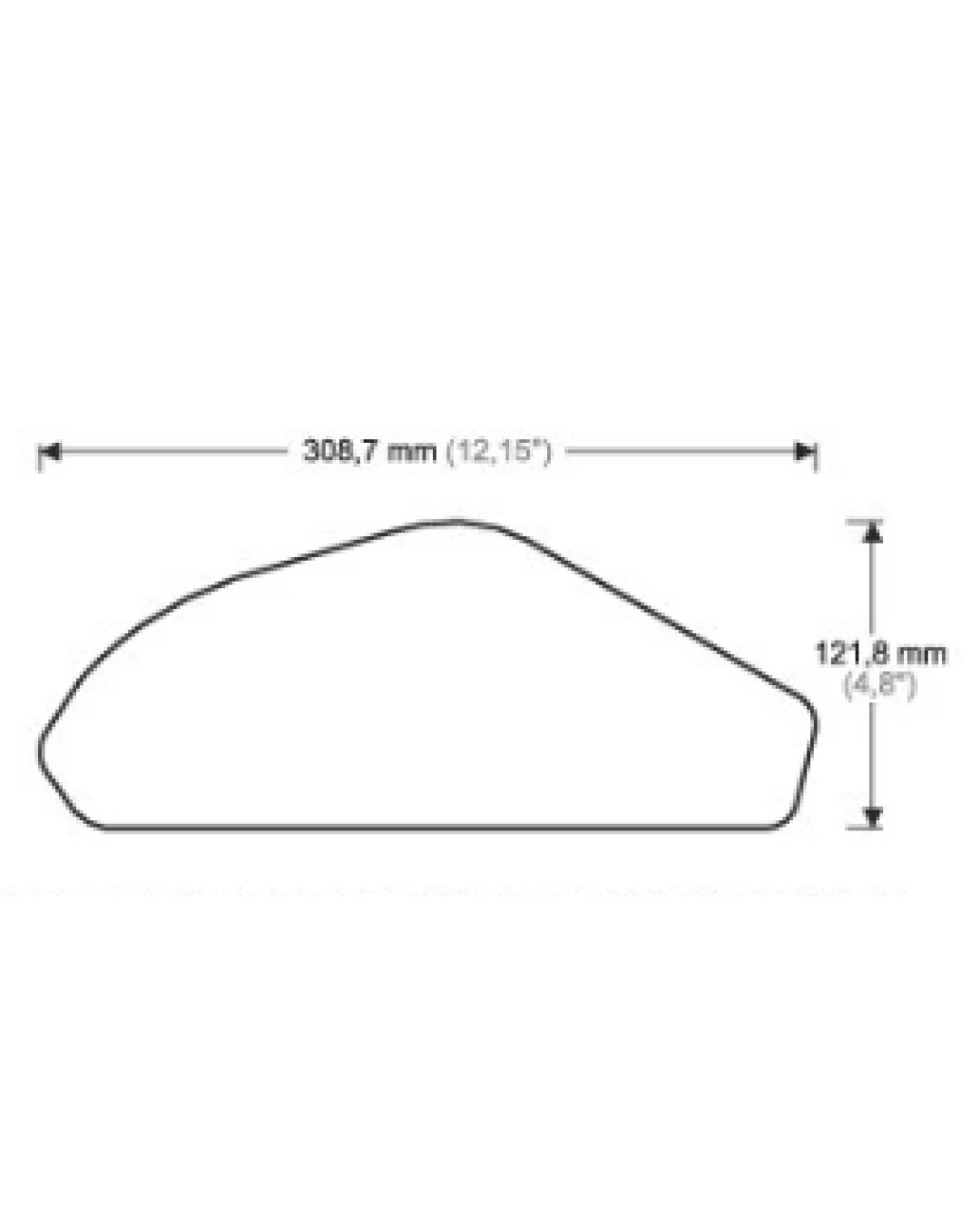 Протектор за резервоар YAMAHA R7 2020-2023г CLEAR