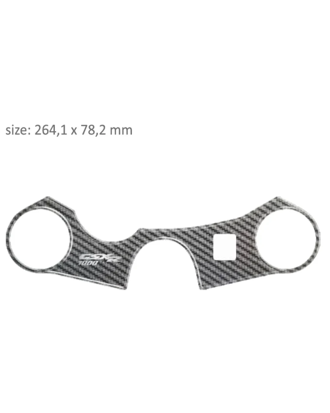 Протектор за трипътник PPSS25P/PR3208 SUZUKI GSXR 1000 2007-2008г.
