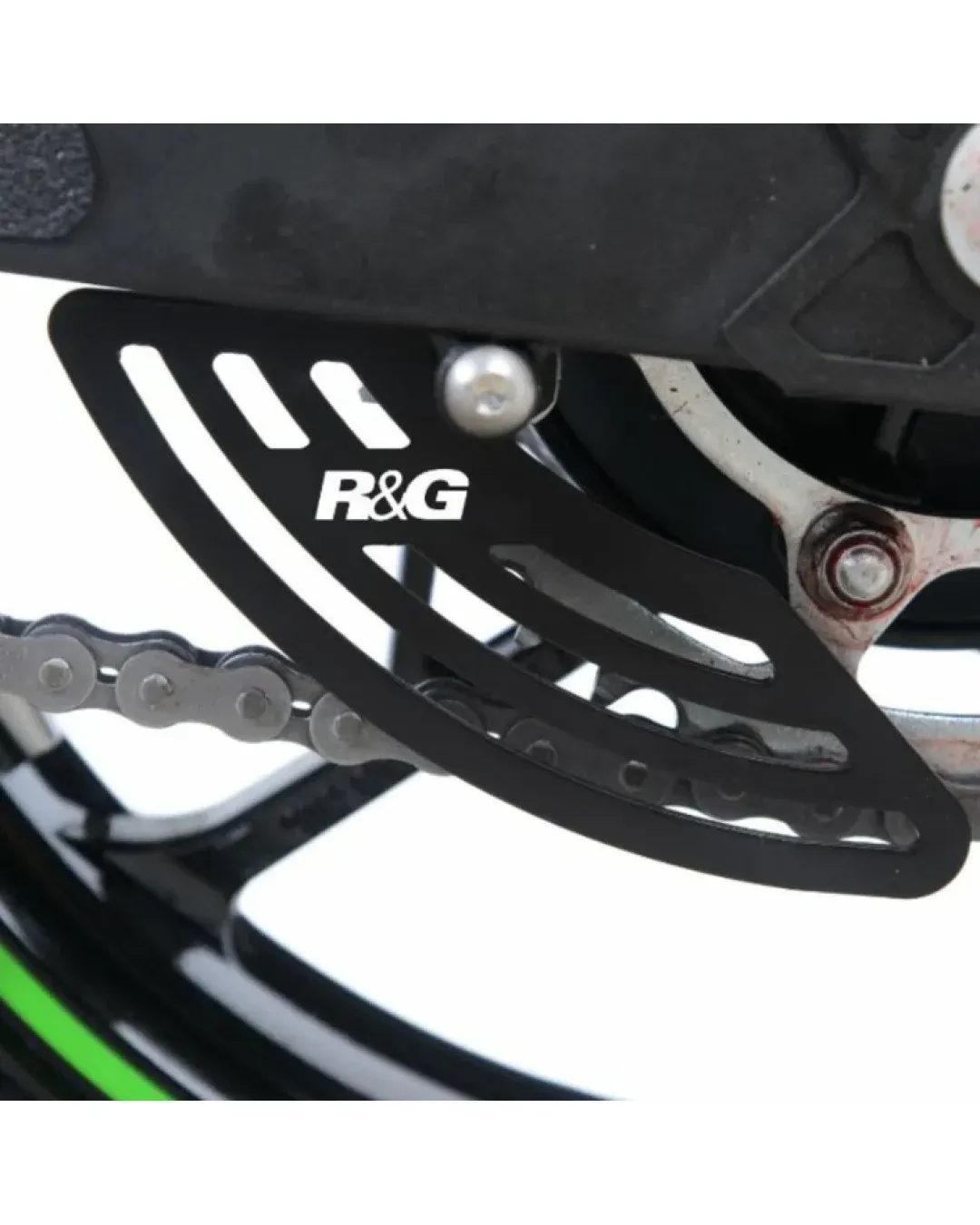 Протектор за верига R&G RACING Toe Chain Guard (Shark Tooth) Black Kawasaki Ninja 400 18-24