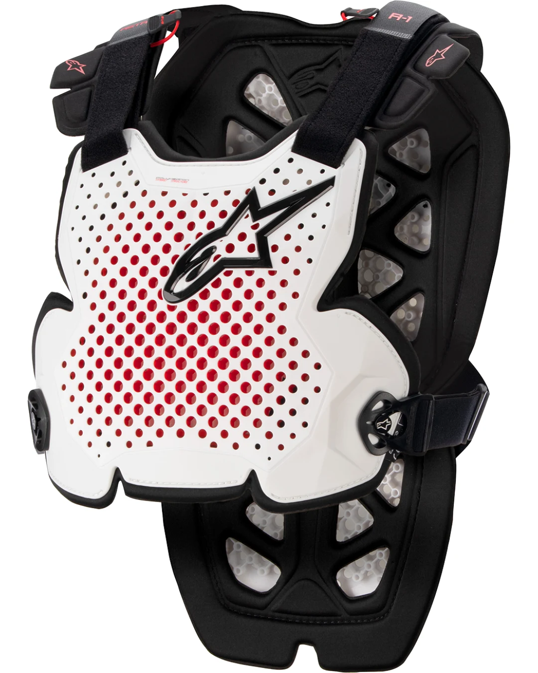 Протекторна броня ALPINESTARS A-1 PRO BLACK/RED/WHITE