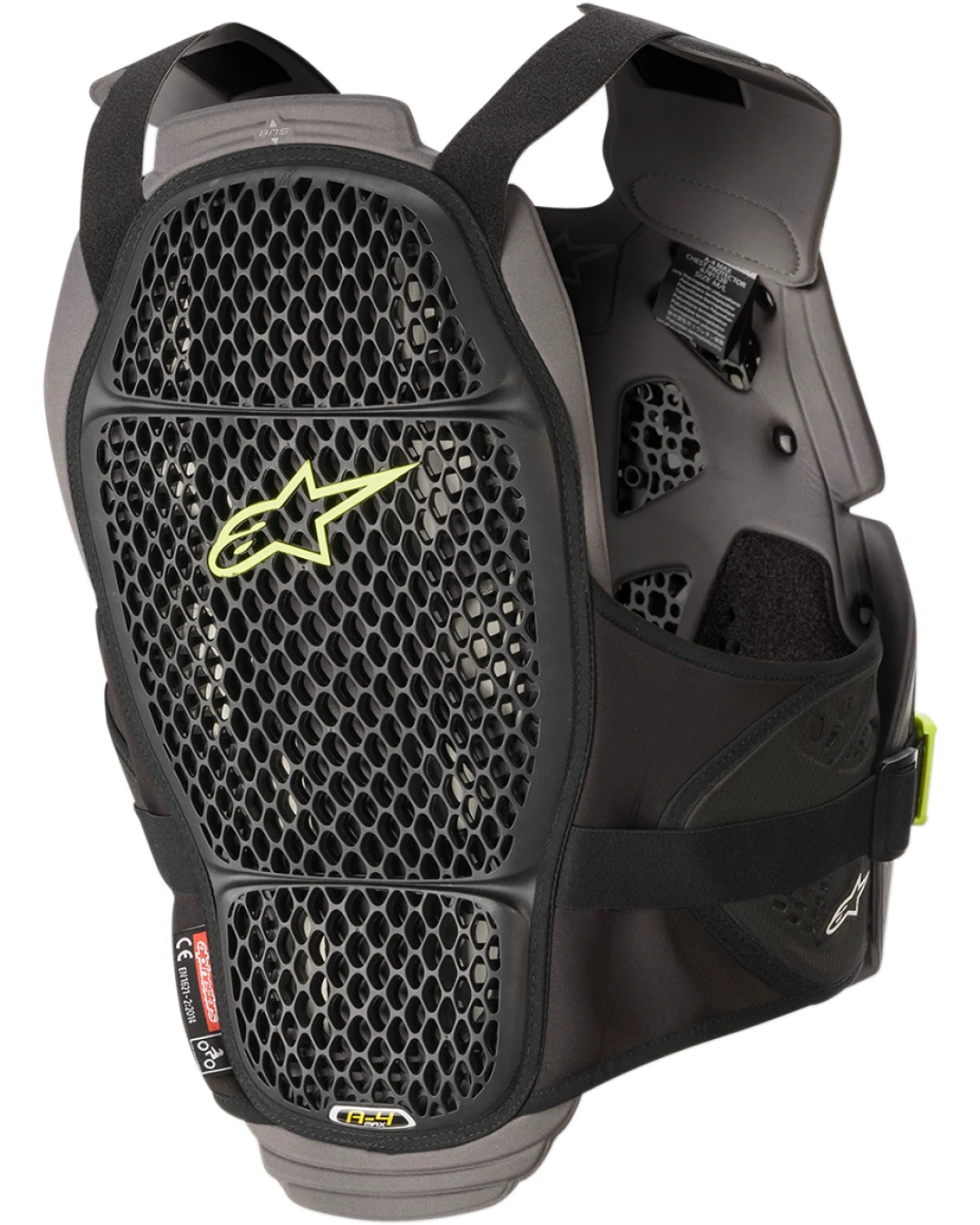 Протекторна броня ALPINESTARS A-4 Max BLACK/YELLOW