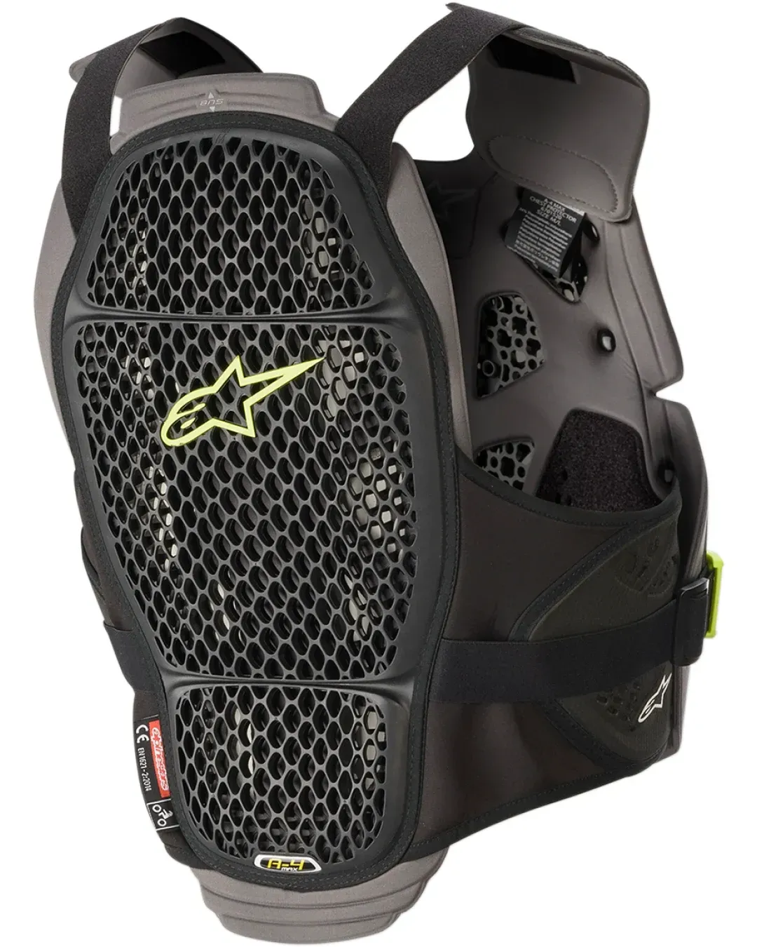 Протекторна броня ALPINESTARS A-4 Max BLACK/YELLOW