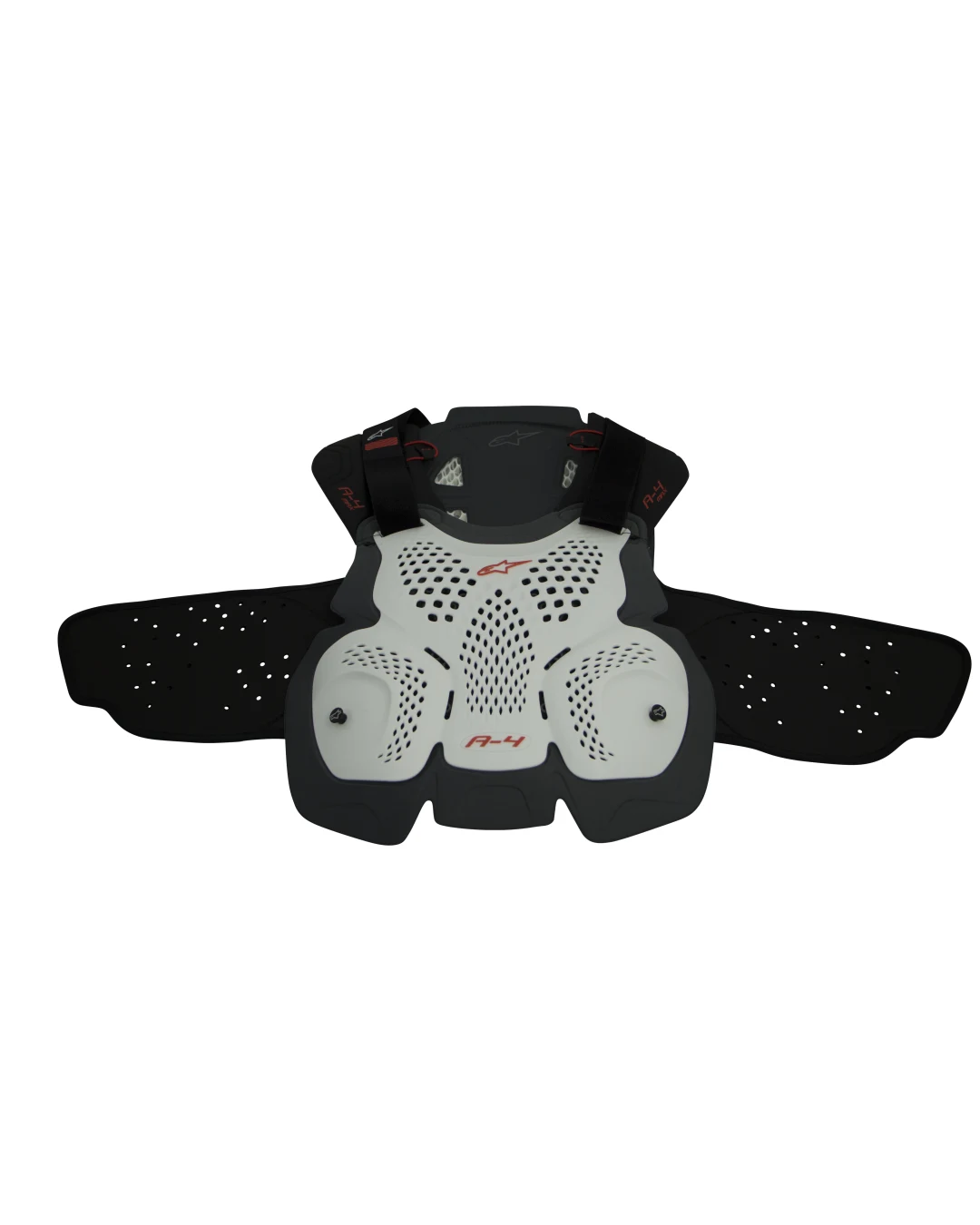 Протекторна броня ALPINESTARS A-4 Max WHITE/RED