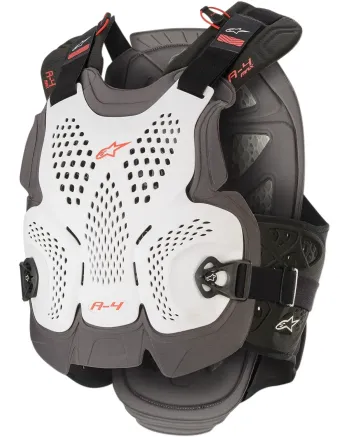 Протекторна броня ALPINESTARS A-4 Max WHITE/RED