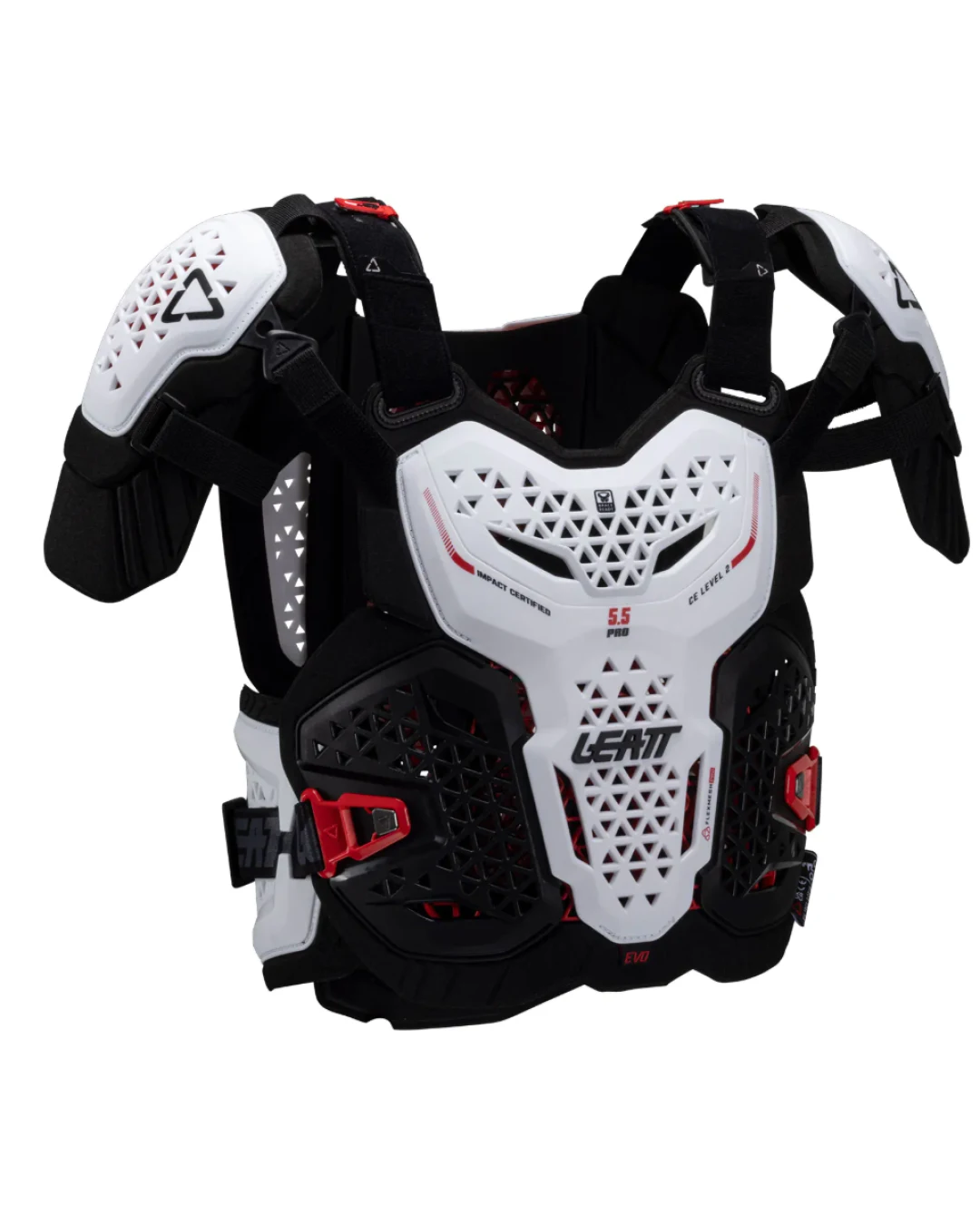 Протекторна броня LEATT 5.5 PRO EVO WHITE