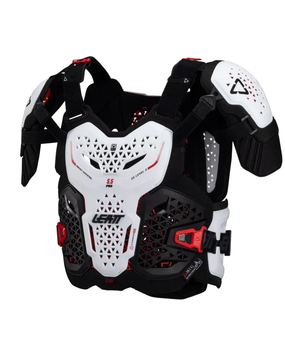 Протекторна броня LEATT 5.5 PRO EVO WHITE
