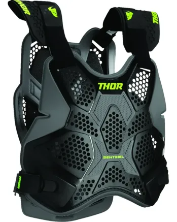 Протекторна броня THOR SENTINEL PRO BLACK/NEON GREEN