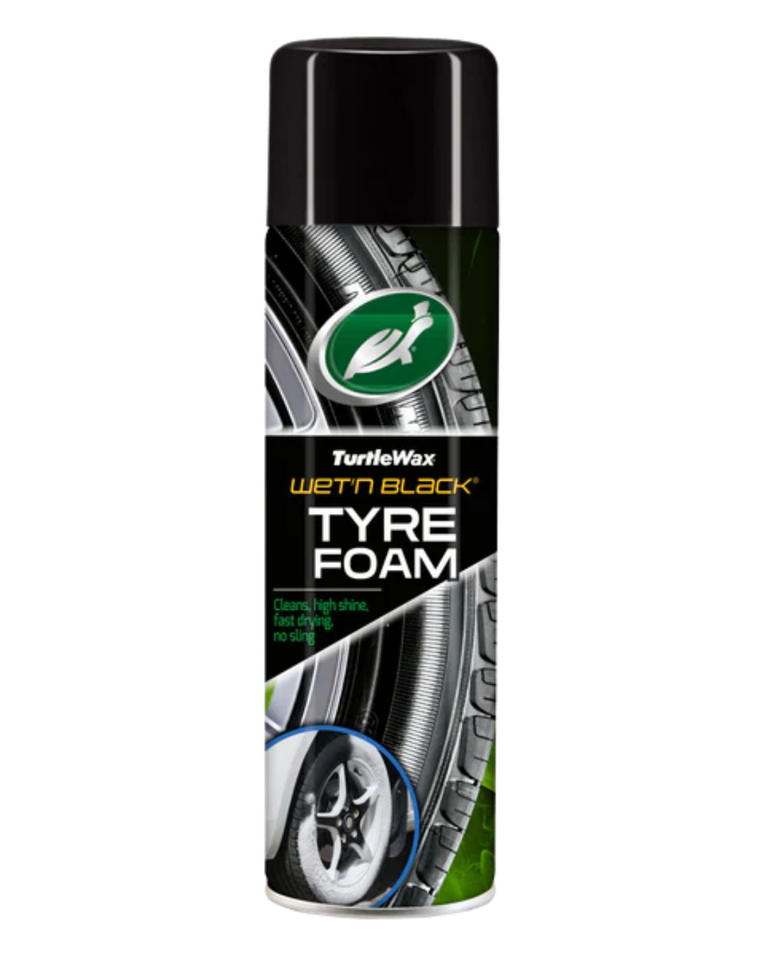 Пяна за Гуми Turtle Wax Wet N Black Tyre Foam 500ml