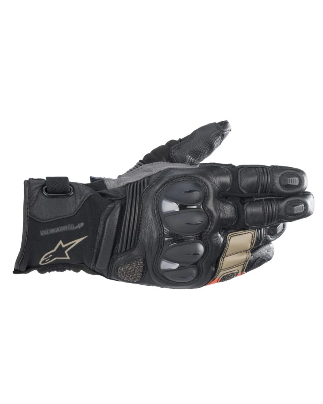 РЪКАВИЦИ ALPINESTARS BELIZE V2 DRYSTAR BLACK/FLUO RED/SANDY