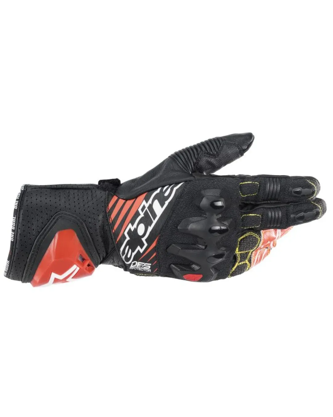 Ръкавици ALPINESTARS GP TECH V2 BLACK/FLUO RED/WHITE