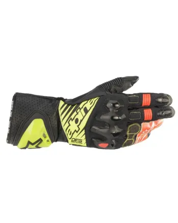 Ръкавици ALPINESTARS GP TECH V2 BLACK/FLUO RED/YELLOW