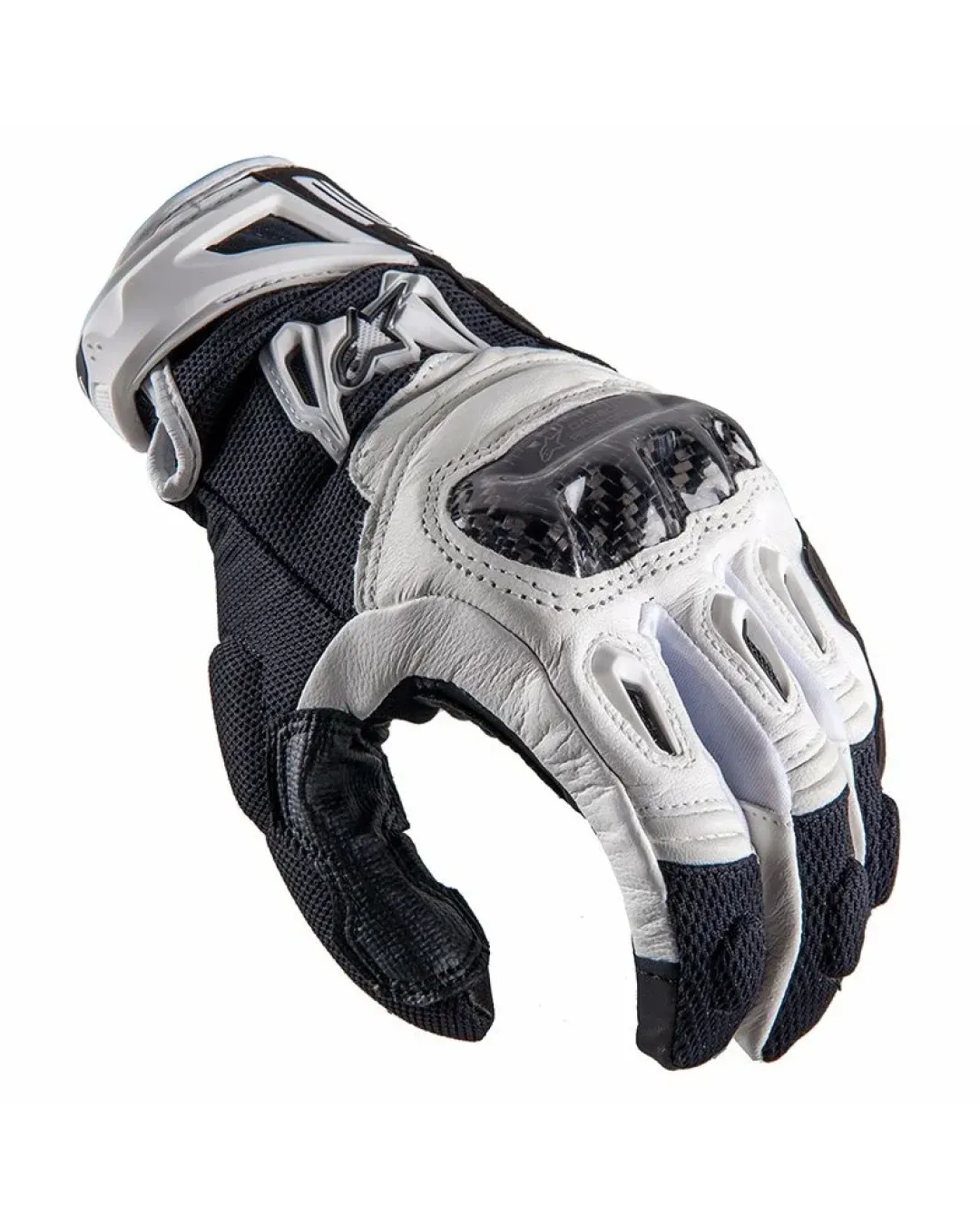 Ръкавици ALPINESTARS SMX-2 AIR CARBON V2 BLACK/WHITE