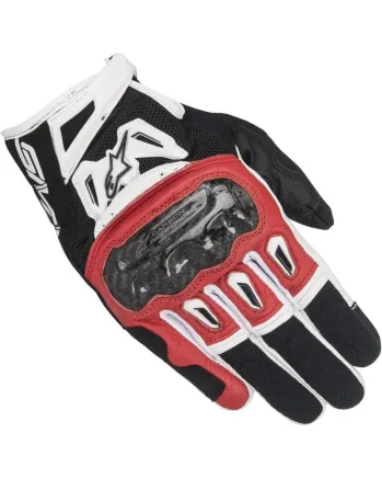 Ръкавици ALPINESTARS SMX-2 AIR CARBON V2 BLACK/WHITE/RED