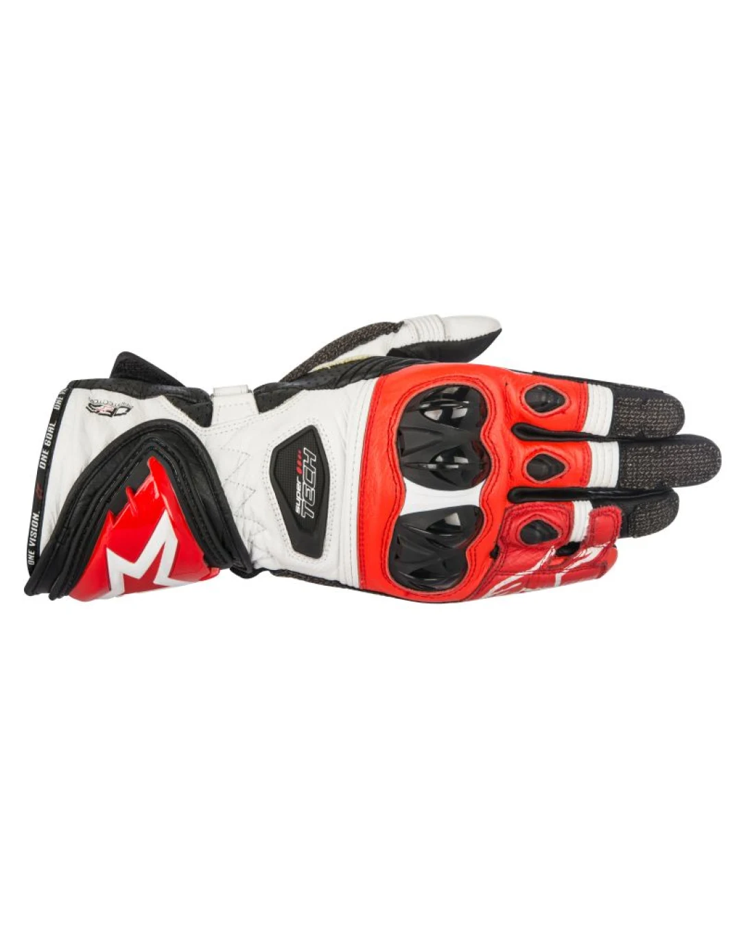 Ръкавици ALPINESTARS SUPERTECH BLACK/FLUO RED/WHITE