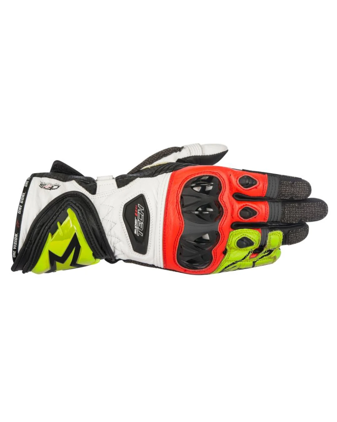 Ръкавици ALPINESTARS SUPERTECH BLACK/FLUO YELLOW/RED