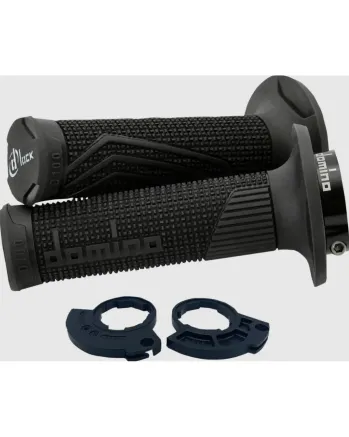 Ръкохватки DOMINO D100 LOCK ON GRIPS 1 CABLE BLACK