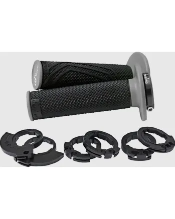 Ръкохватки DOMINO D200 LOCK ON GRIPS BLACK/GRAY