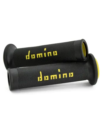 Ръкохватки DOMINO GRIPS A010 BLACK/YELLOW
