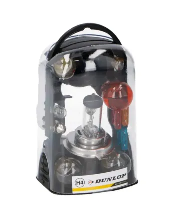 Резервен авариен комплект крушки H4 12V от 11 части Dunlоp