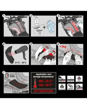 Протектор за резервоар OneDesign за Ducati Multistrada V2/V2S