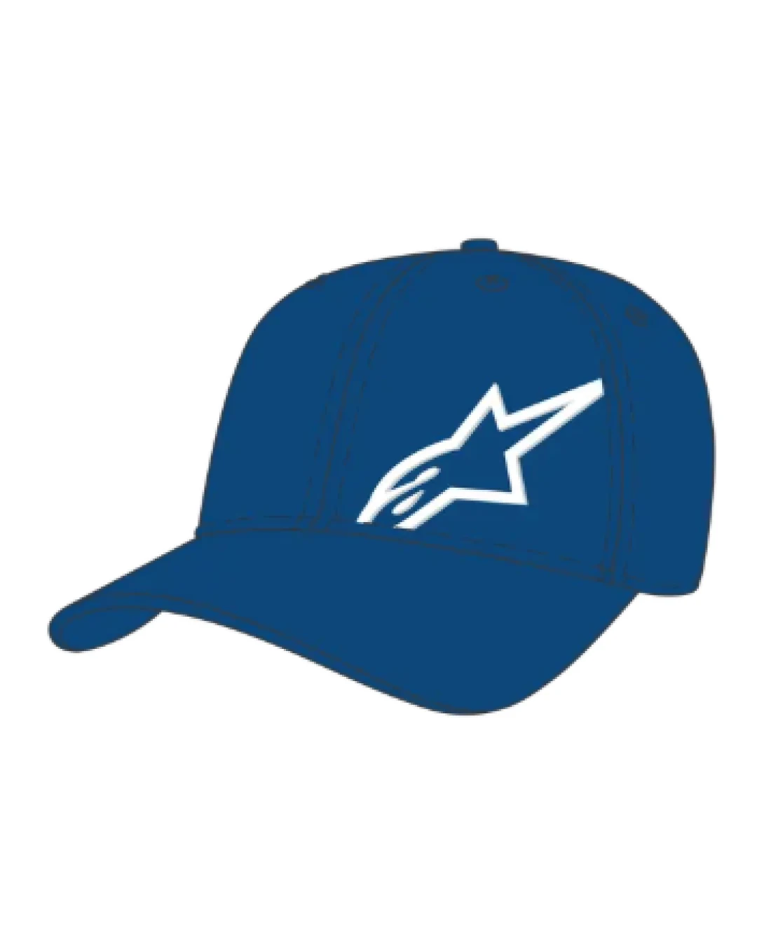 Шапка ALPINESTARS CRV BILL CORP SHIFT MULTI BLUE