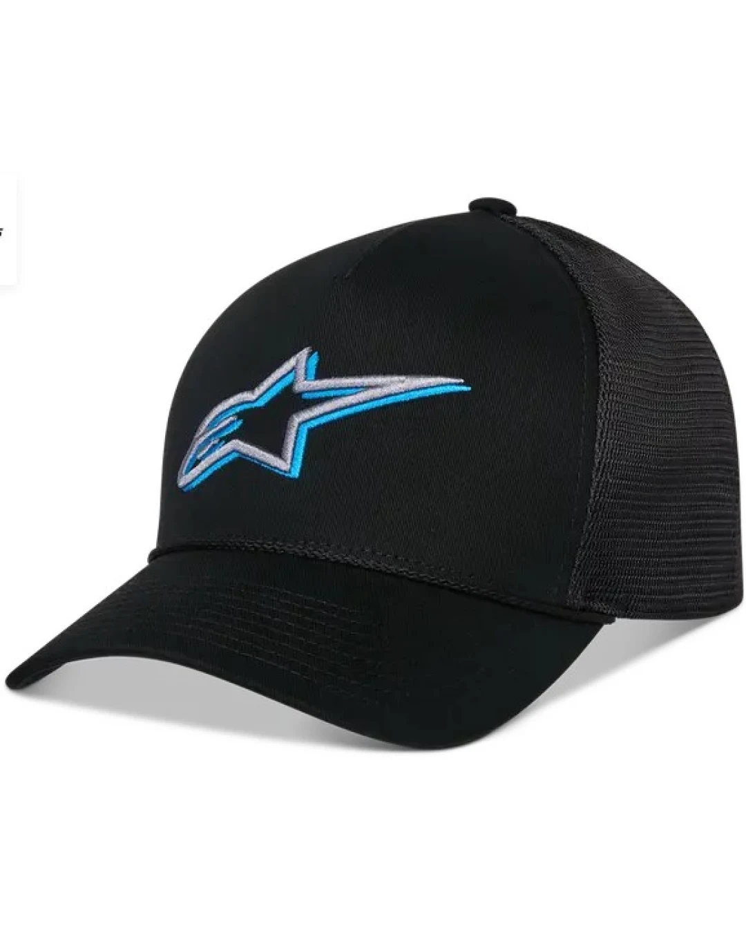 Шапка ALPINESTARS CRV BILL TRUCK AGELESS SHADOW BLACK/BLACK