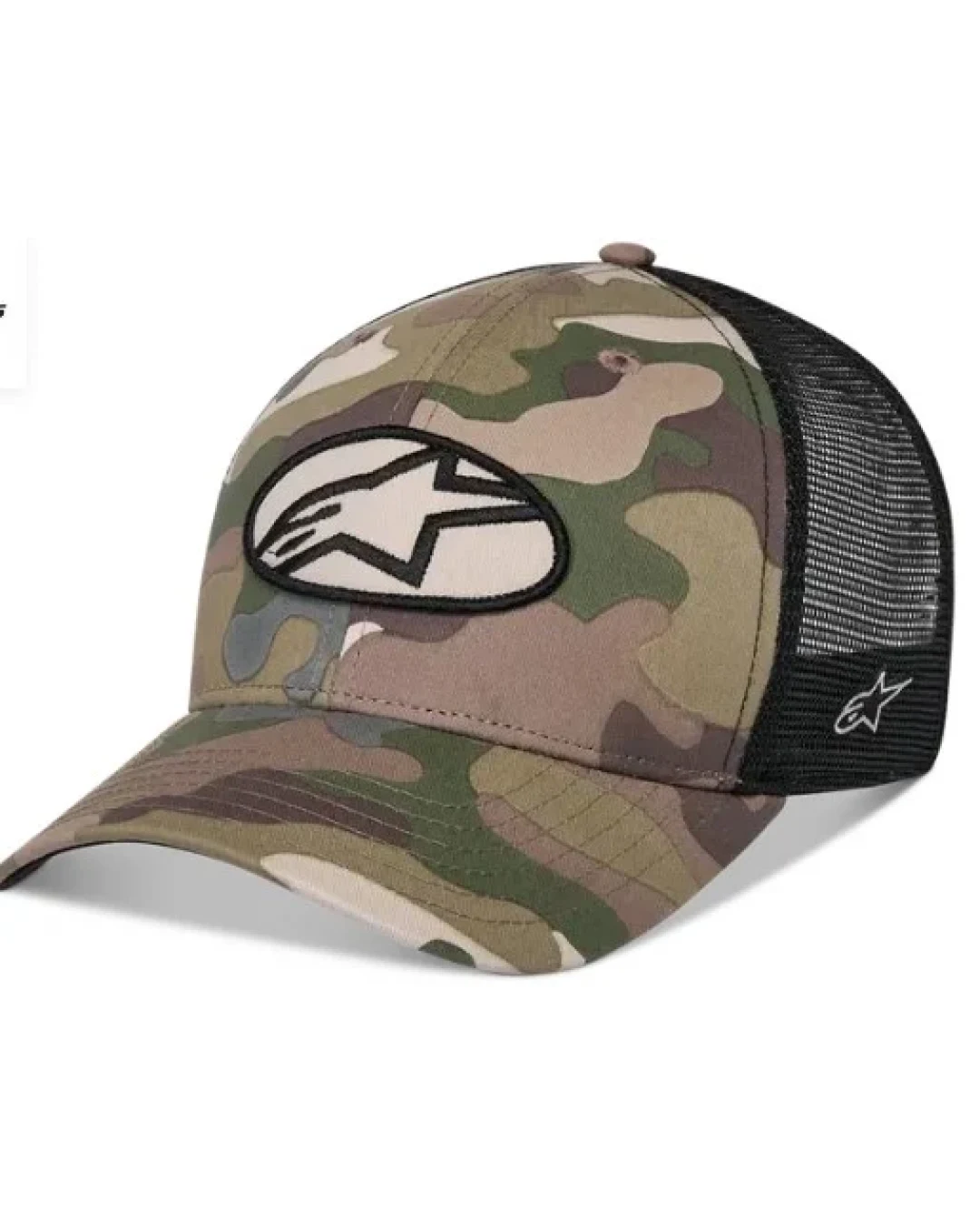 Шапка ALPINESTARS CRV BILL TRUCK OBLIQUE CAMO/GREEN