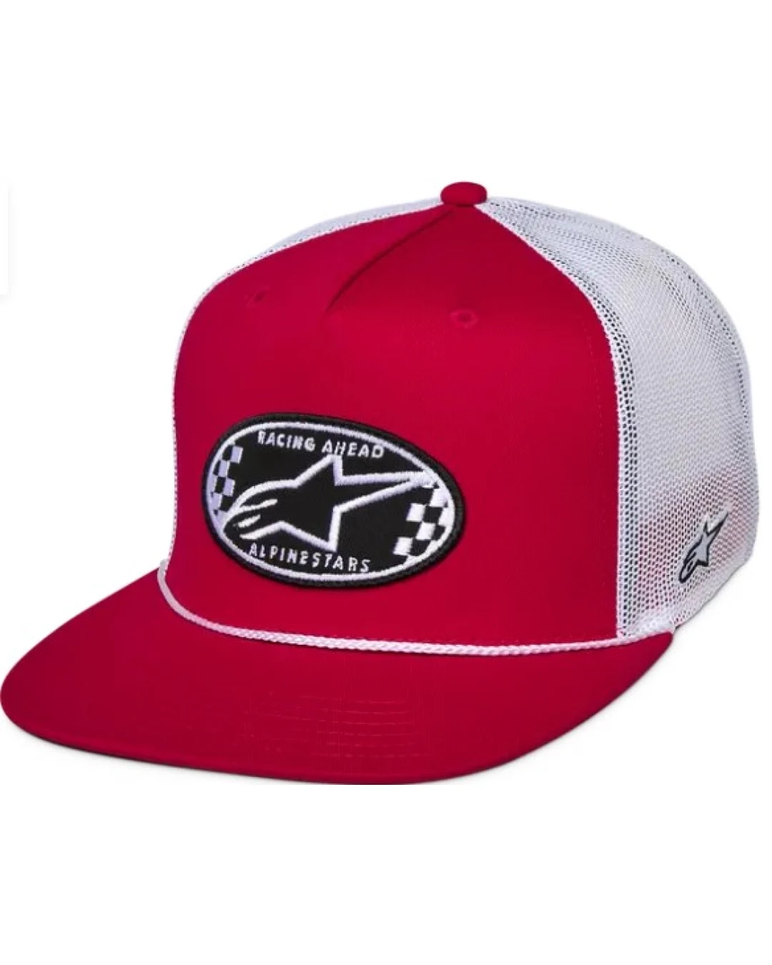 Шапка ALPINESTARS FLT BILL CONTENDER RED/WHITE