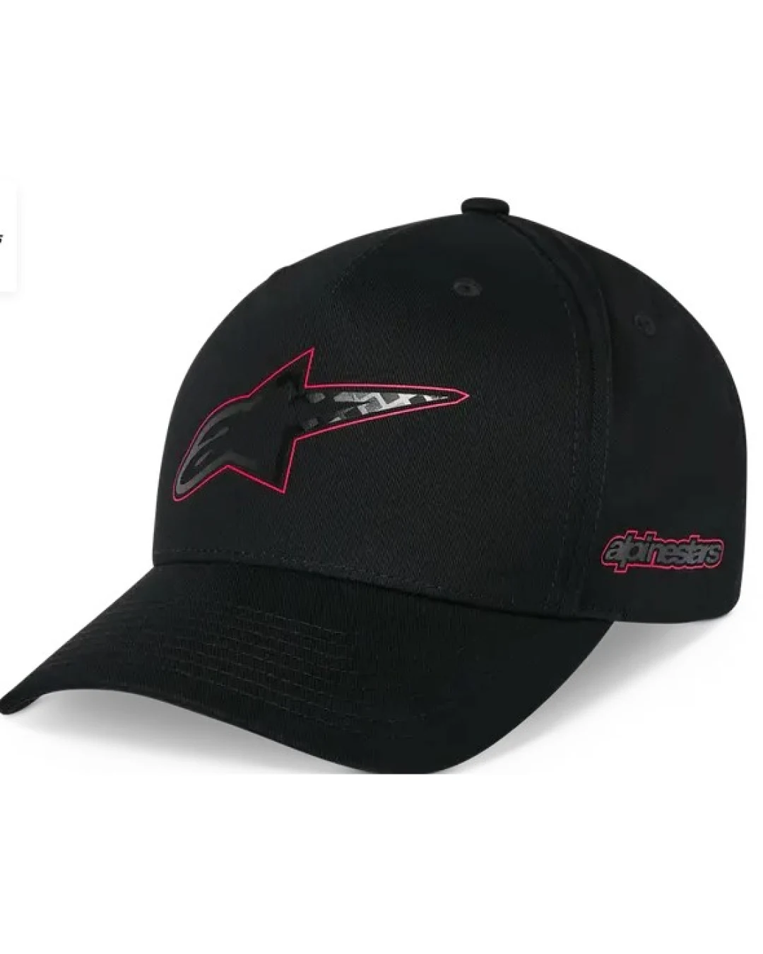 Шапка ALPINESTARS FLT BILL SNAPBACK CARBON FIBER BLACK