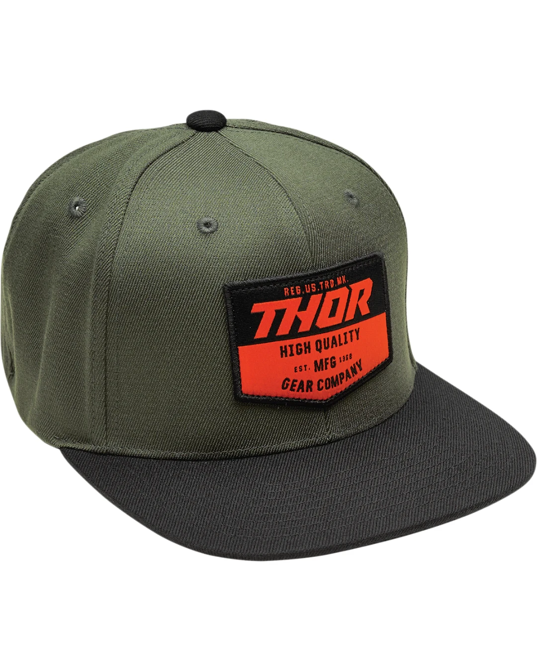 Шапка THOR Chevron Snapback green