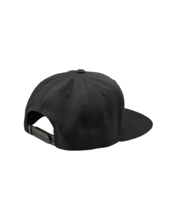 Шапка Troy Lee Designs Flat Bill Snapback Badge - Black