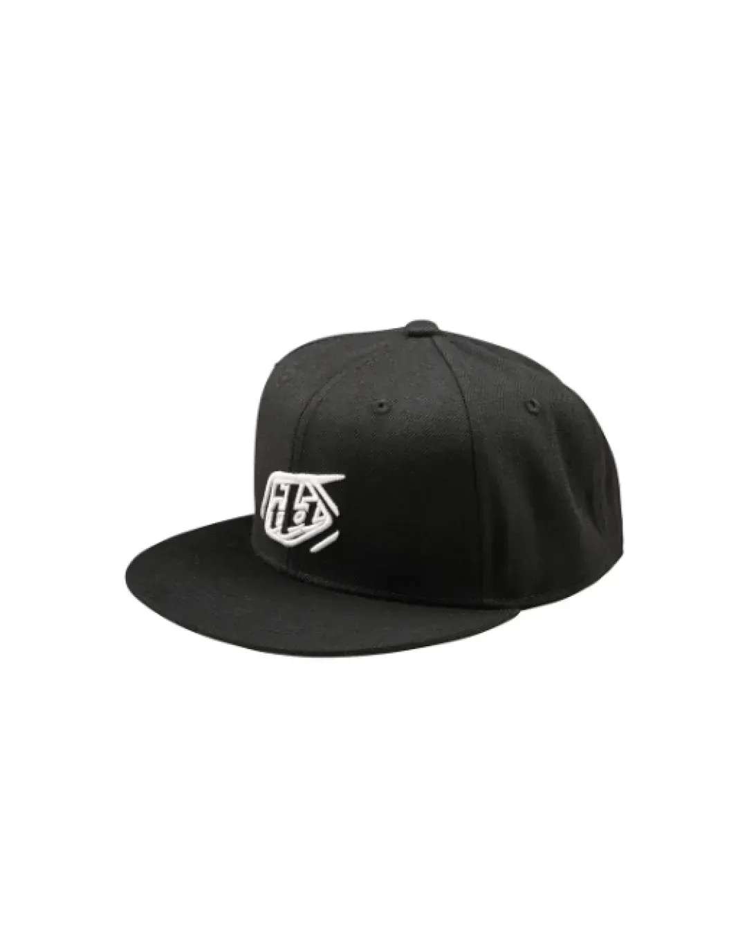 Шапка Troy Lee Designs Flat Bill Snapback Badge - Black