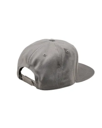 Шапка Troy Lee Designs Flat Bill Snapback Factory - Grey
