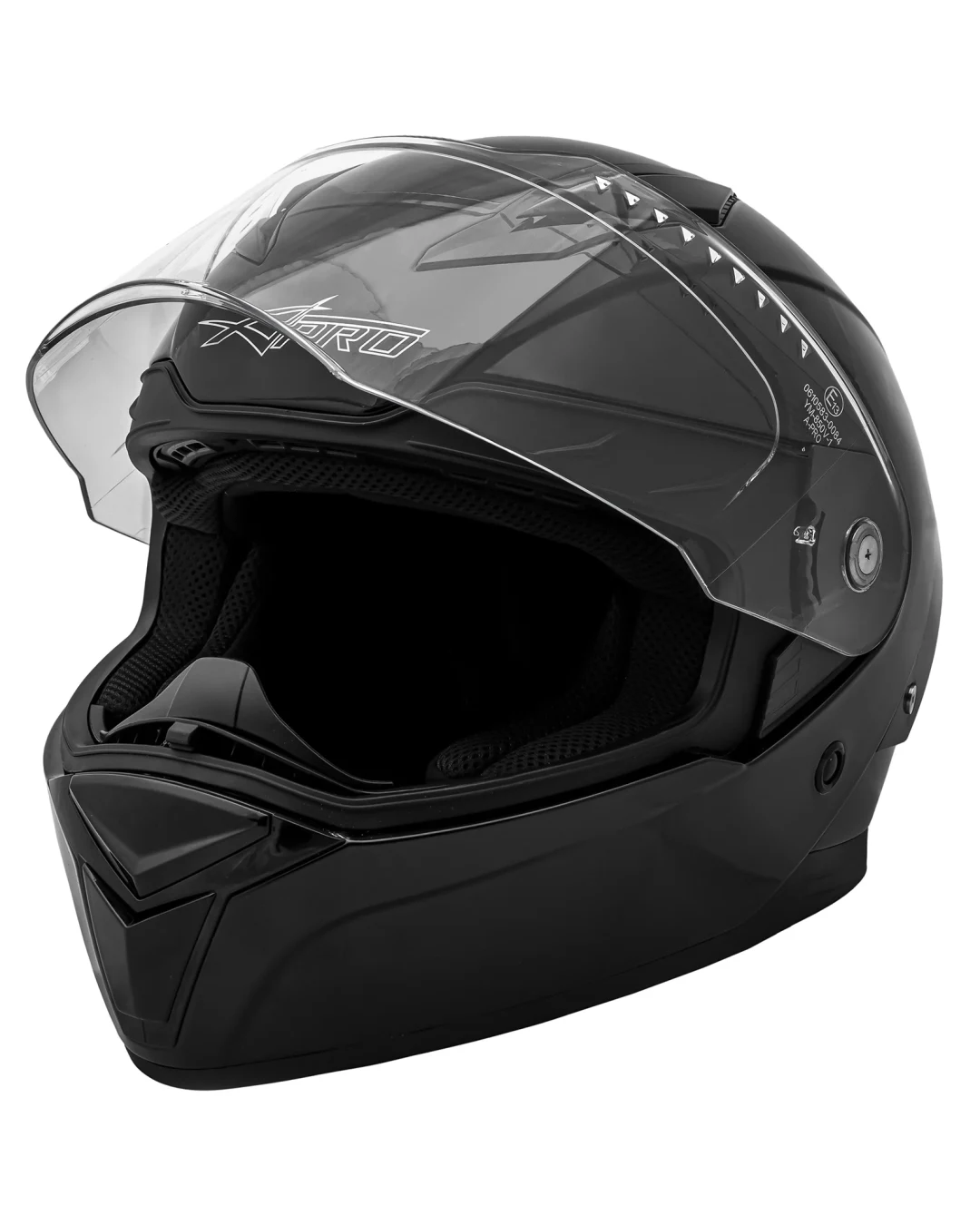 Шлем за мотор A-PRO BADGE BLACK