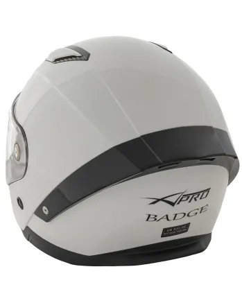 Шлем за мотор A-PRO BADGE WHITE