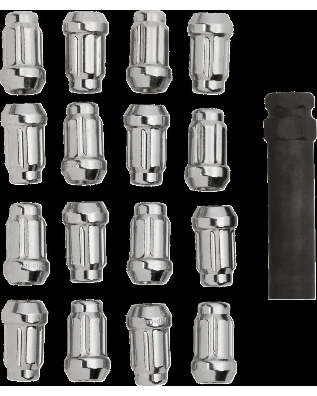 Шлицови гайки LUGNT 10MM CHR 16PK MOOSE RACING SPMO3808L4